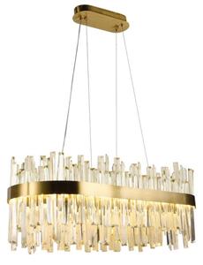 Lustră LED de cristal dimabilă pe cablu LED/90W/230V + telecomandă