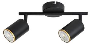 Rabalux 73108 - Spot NOLIE 2xGU10/15W/230V negru