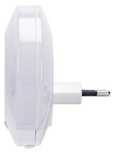 Aigostar - Lampă LED de veghe pentru priză cu USB LED/0,4W/230V