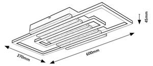 Rabalux 71456 – Plafonieră LED NOXELLE, 28 W, 230 V, temperatură de culoare comutabilă 3000/4500/6000 K