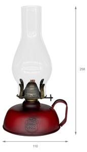 Brilagi - Lampă de petrol MERLIN roșie