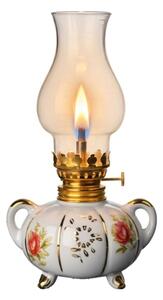 Brilagi - Lampă cu petrol MERLIN albă/aurie
