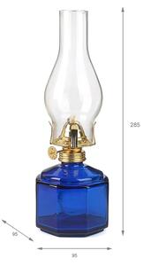 Brilagi - Lampă cu petrol MERLIN albastră