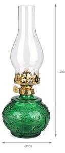 Brilagi - Lampă cu kerosen MERLIN verde