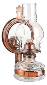 Brilagi - Lampă cu petrol MERLIN cu oglindă, bronz/patină