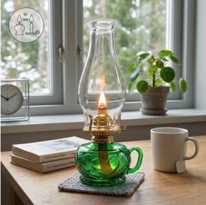 Brilagi - Lampă cu petrol MERLIN verde