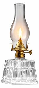Brilagi - Lampă cu petrol MERLIN transparentă/aurie