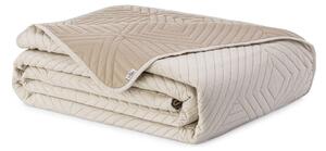 Cuvertură bej matlasată din microfibră 220x240 cm Softa – Restilo