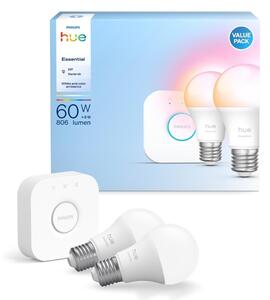 Kit de pornire Philips Hue WACA 2xE27/8W/230V 2200-6500K + dispozitiv de conectare