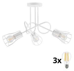 Lustră aplicată OXFORD 3xE27/15W/230V albă