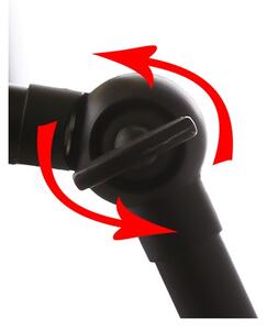 Lampă de perete FUNDO 1xE27/40W/230V negru/auriu
