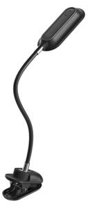 Immax 08998L - Lampă de birou LED+CCT, reglabilă, cu clemă CLIP, 7,5W/230V, neagră