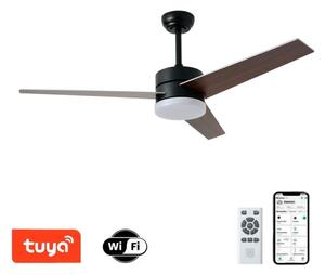 Immax NEO 07285L - Ventilator de tavan LED+CCT dimabil cu viteze variabile, 24W/230V, Wi-Fi Tuya + telecomandă