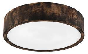 Brilagi - Plafonieră LED CARVALHO SMOKEY LED/36W/230V, finisaj stejar, diametru 37,5 cm