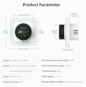 Immax NEO 07535L - Termostat SMART pentru încălzire electrică prin pardoseală, 230V/16A