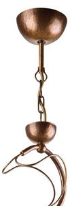Candelabru pe tijă COBRA, 3x E27, 60W, 230V, bronz patinat
