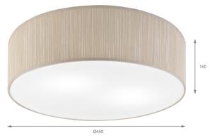 Plafonieră SIRJA 2xE27/15W/230V, diametru 45 cm, bej