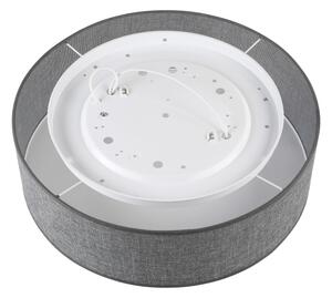 Plafonieră SIRJA 2xE27/15W/230V, diametru 45 cm, gri