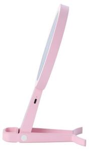 Immax 09102L - Oglindă cosmetică dimabilă LED CCT SWEET, 3W/5V, roz