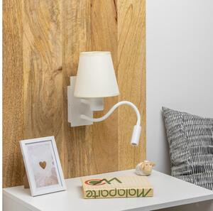 Lampă LED de perete Brilagi NUBILA 1xE27/25W/230V + LED/3W alb/crem
