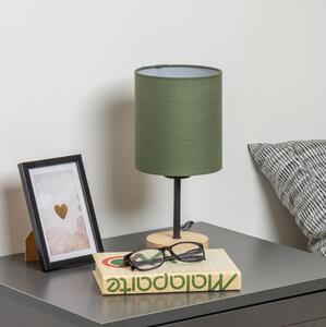 Lampă de masă Brilagi NUBILA WOOD 1xE27/25W/230V stejar/verde