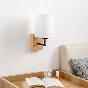 Lampă de perete Brilagi NUBILA WOOD 1xE27/25W/230V stejar/alb