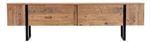 Comodă TV în culoare naturală cu aspect de lemn de pin 180x50x29,5 cm Serenity – Kalune Design