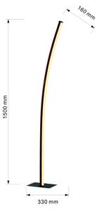 Lampadar LED dimabil Wofi 3020-106 BOLOGNA LED/21W/230V
