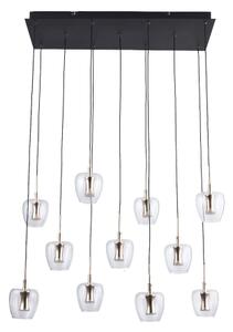 Zuma Line MD2291-11B-3BGT - Lustră LED suspendată pe cablu NELSON 11xLED/3W/230V neagră