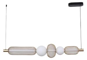 Zuma Line MD2596-5B-3BGT - Lustră LED suspendată SARR pe cablu, 27W/230V, 3000-5700K, auriu + telecomandă