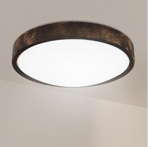 Brilagi - Plafonieră LED CARVALHO SLIM SMOKEY LED/36W/230V, stejar, diam. 37,5 cm
