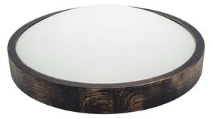 Brilagi - Plafonieră LED CARVALHO SLIM SMOKEY LED/36W/230V, stejar, diam. 37,5 cm