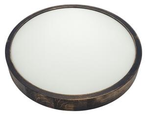 Brilagi - Plafonieră LED CARVALHO SLIM SMOKEY LED/36W/230V, stejar, diam. 37,5 cm