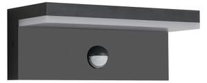 Brilagi-LED Aplica de exterior cu senzor TESSI LED/10W/230V neagră IP54