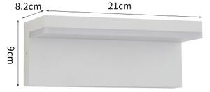 Brilagi - Aplică de perete pentru exterior TESSI LED/10W/230V albă IP54