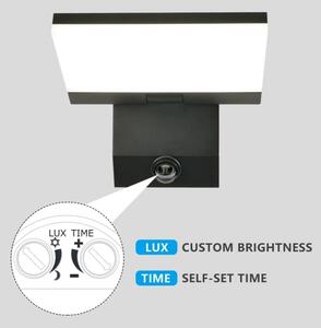 Immax 08513L - Aplică LED de exterior cu senzor MODERN, 18W, 230V, IP65