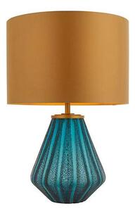 Endon 93059 - Lampă de masă ALYSSIA 1xE27/10W/230V aurie/albastră