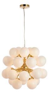 Endon 76499 - Lustru suspendat pe cablu OSCAR 28xG9/18W/230V, auriu