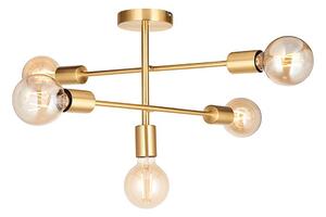 Endon 98786 - Lustru SOHAN pe tijă 5xE27/10W/230V alamă