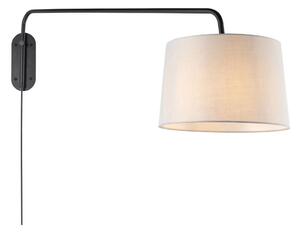 Endon 79380 - Aplică de perete CARLSON 1xE27/40W/230V gri/negru