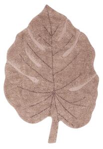 Covor pentru copii roz lavabil/țesut manual din bumbac 120x180 cm Monstera Vintage Nude – Lorena Canals