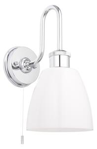Endon 95506 - Aplica de perete pentru baie PIPER 1xE27/10W/230V IP44 crom lucios