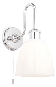 Endon 95506 - Aplica de perete pentru baie PIPER 1xE27/10W/230V IP44 crom lucios