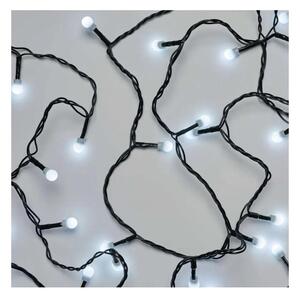 Ghirlandă LED de exterior 80 LED/8 funcții, 13 m, alb rece, IP44