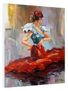 Dancing Lady in Red