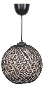 Lustră pe cablu JUTE 1xE27/60W/230V negru