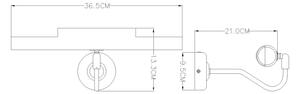 Globo 4405 - Corp de iluminat perete PICTURE 2xE14/40W