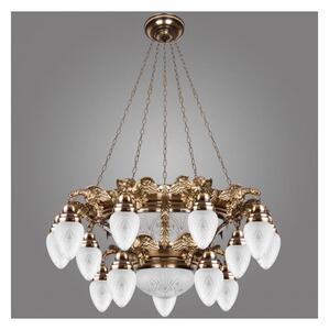 Kemar OW150/P - Candelabru OURO EAGLE 15xE27/60W + 6xE27/100W/230V