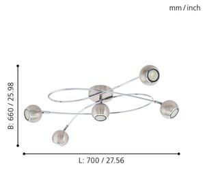 Eglo 94251 - LED Lampa spot LOCANDA 5xGU10-LED/3W/230V