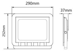 Proiector LED de exterior LED/100W/230V 6500K IP65